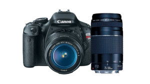 Canon EOS Digital Rebel T3i 18MP SLR Camera 18-55mm & 75-300mm Super Bundle