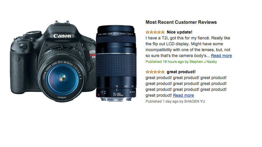 Canon EOS Digital Rebel T3i 18MP SLR Camera 18-55mm & 75-300mm Super Bundle Review