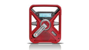 The American Red Cross FRX3 Hand Turbine NOAA AMFM Weather Alert Radio with Smartphone Charger
